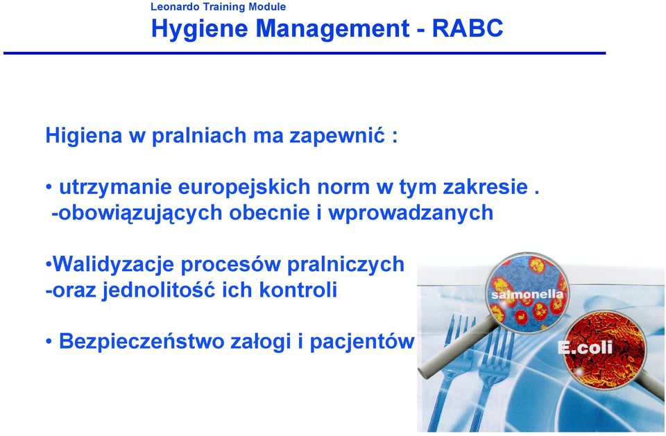 -obowiązujących obecnie i wprowadzanych Walidyzacje