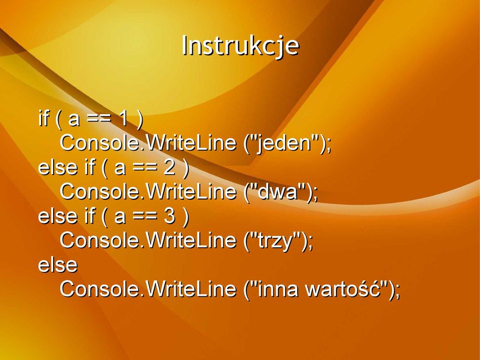 Console.