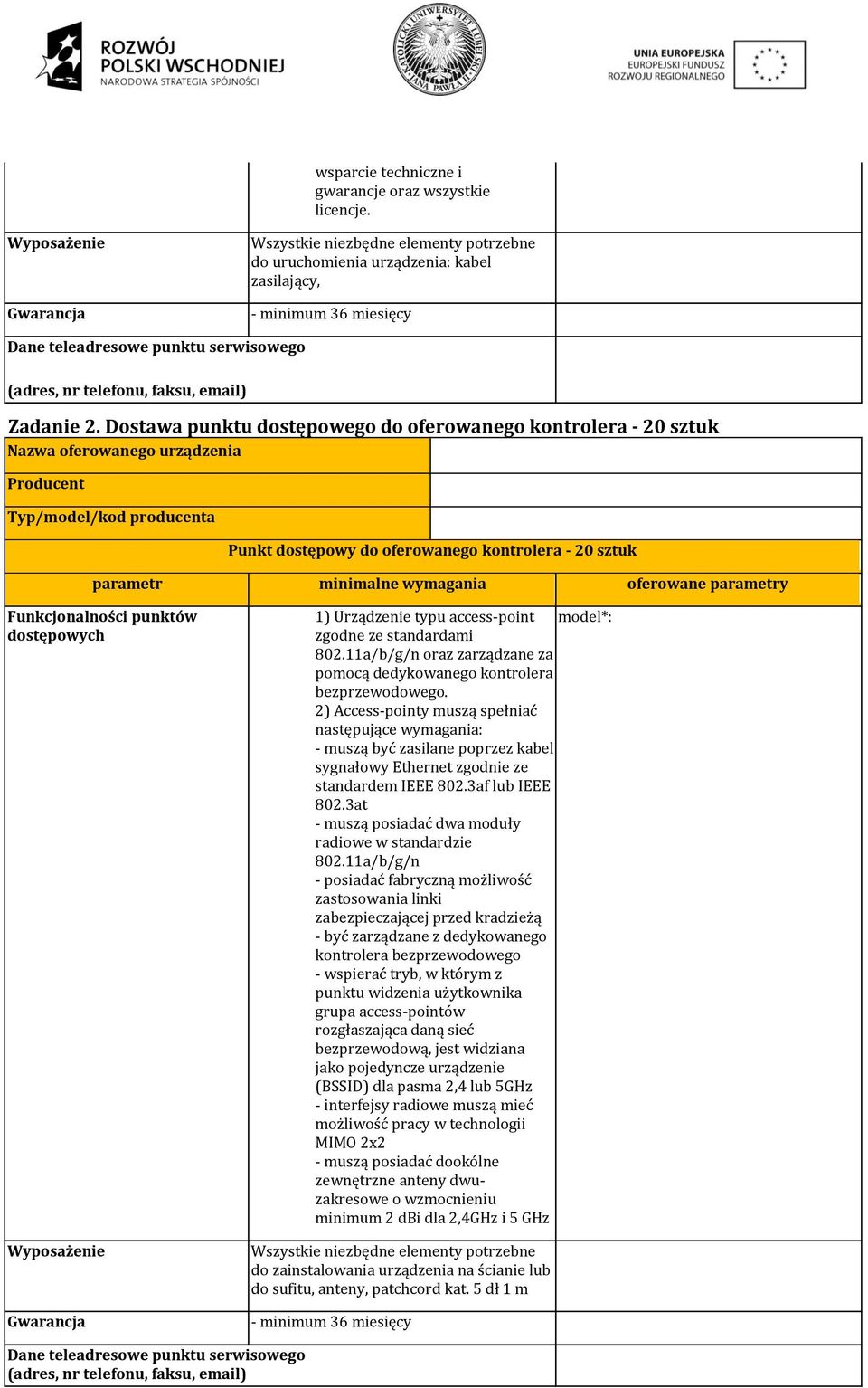 email) Zadanie 2.