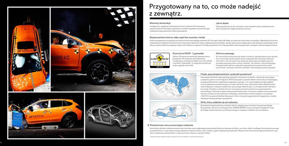 pasażerów. Jak to działa: Gdy wypadek jest nie do uniknięcia, mimo wszystko wiesz, że jesteś wraz ze swymi pasażerami objęty skuteczną ochroną.