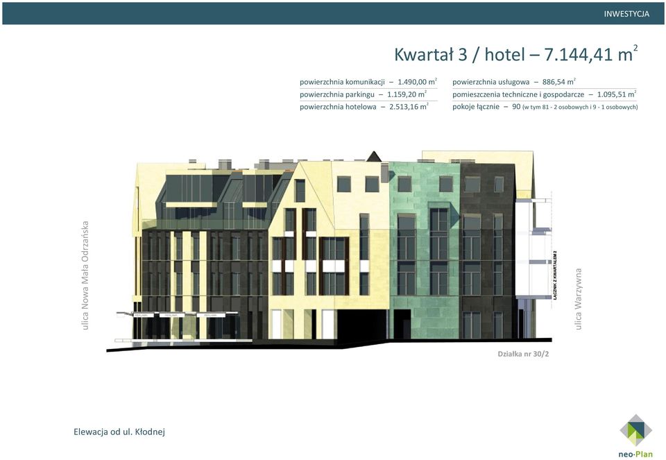 513,16 m powierzchnia usługowa 886,54 m pomieszczenia techniczne i gospodarcze 1.