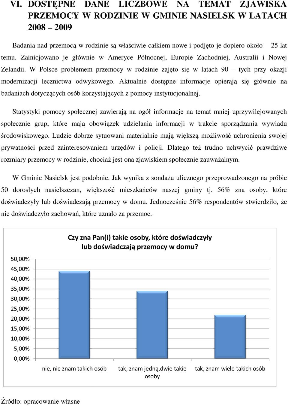 W Polsce problemem przemocy w rodzinie zajęto się w latach 90 tych przy okazji modernizacji lecznictwa odwykowego.