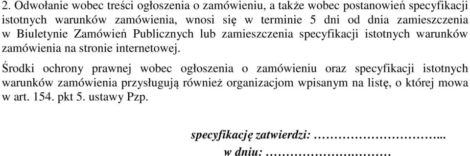 zamówienia na stronie internetowej.