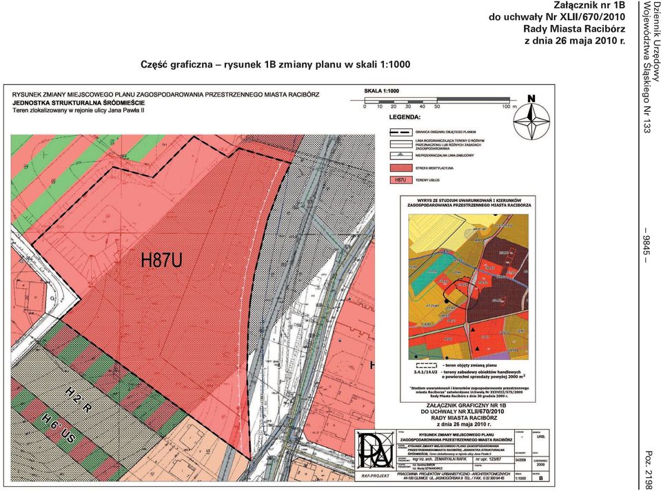 Urzêdowy Załącznik nr 1B do uchwały