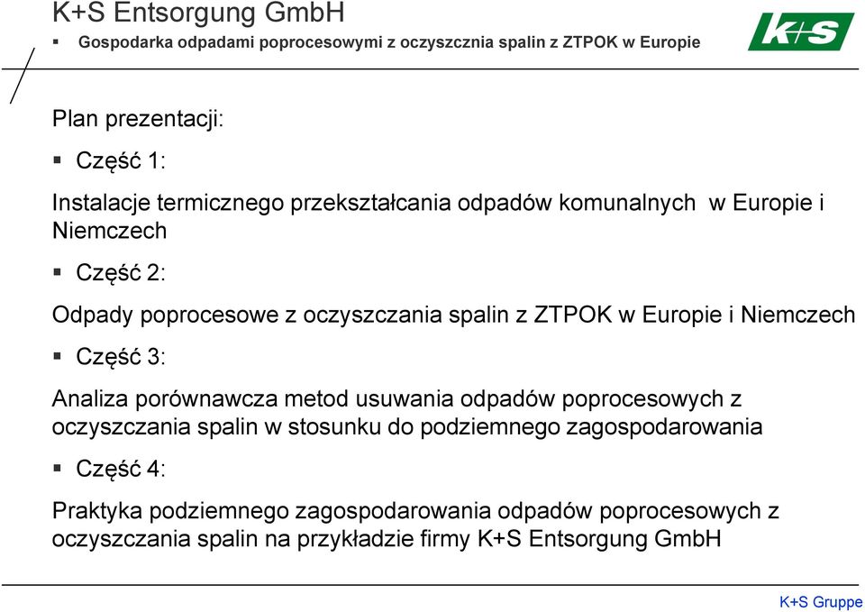 Niemczech Część 3: Analiza porównawcza metod usuwania odpadów poprocesowych z oczyszczania spalin w stosunku do podziemnego