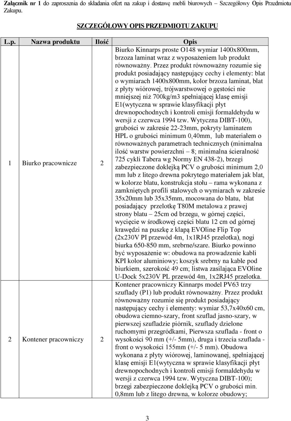 mniejszej niż 700kg/m3 spełniającej klasę emisji E1(wytyczna w sprawie klasyfikacji płyt drewnopochodnych i kontroli emisji formaldehydu w wersji z czerwca 1994 tzw.