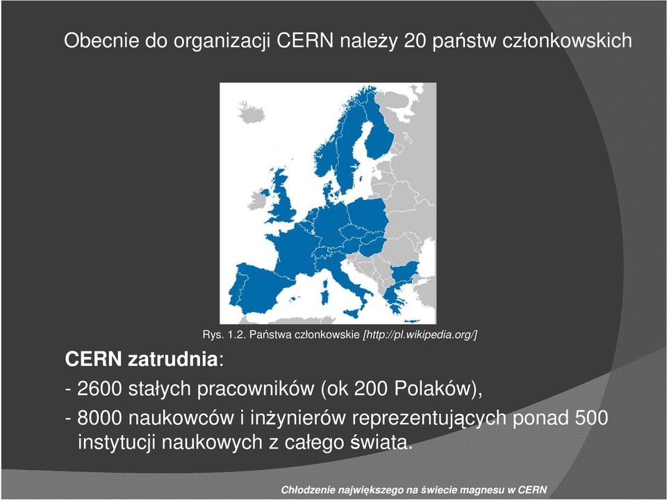 org/] - 2600 stałych pracowników (ok 200 Polaków), - 8000 naukowców i inŝynierów