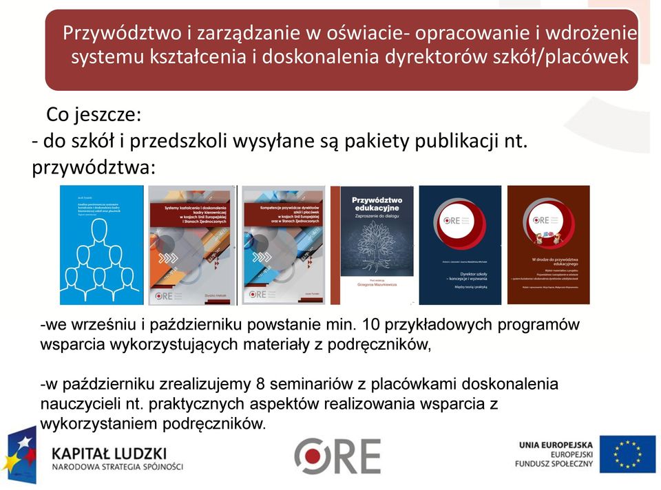 przywództwa: -we wrześniu i październiku powstanie min.