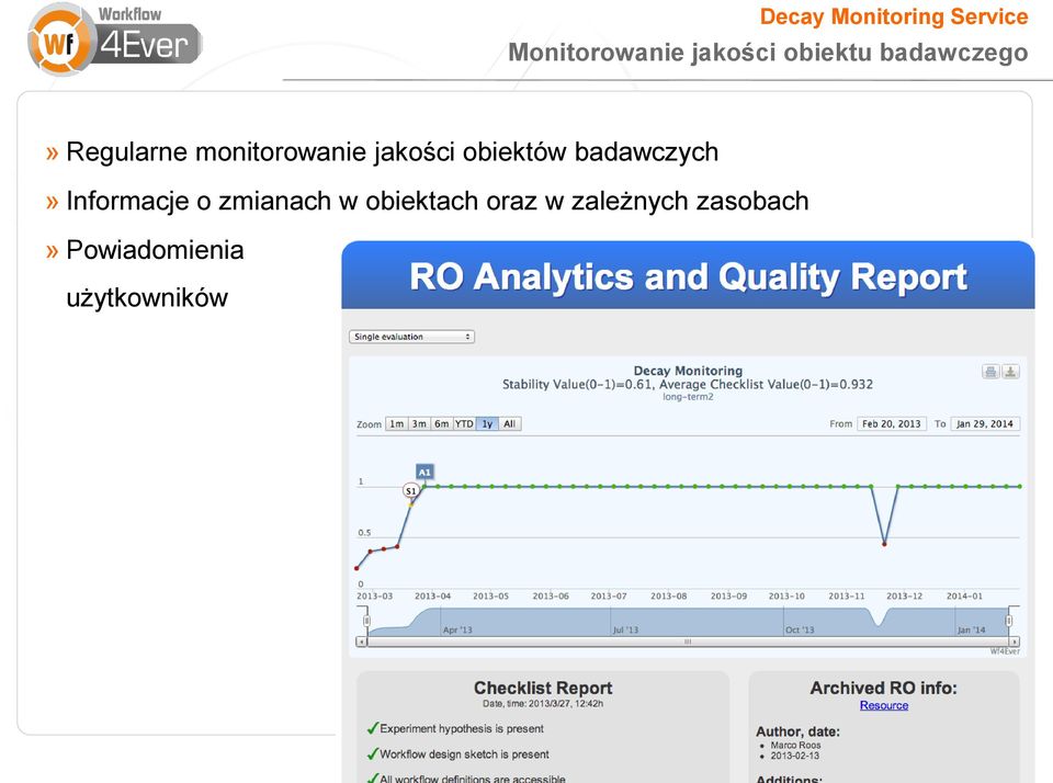 obiektów badawczych» Informacje o zmianach w