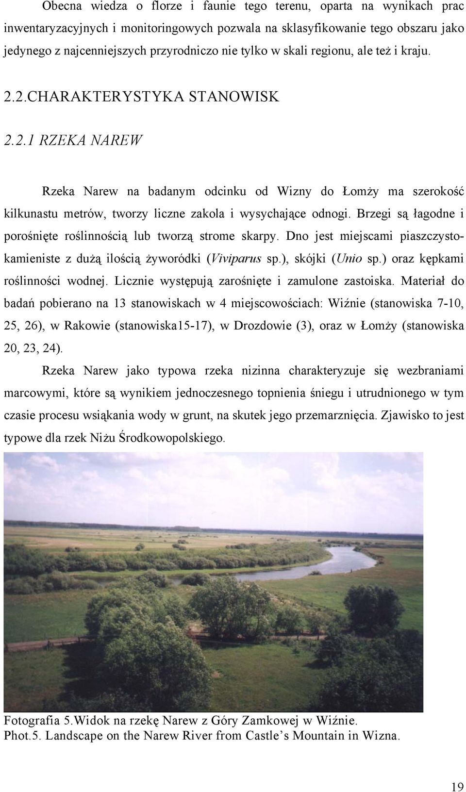 Brzegi są łagodne i porośnięte roślinnością lub tworzą strome skarpy. Dno jest miejscami piaszczystokamieniste z dużą ilością żyworódki (Viviparus sp.), skójki (Unio sp.