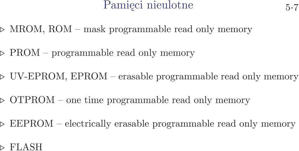 only memory UV-EPROM, EPROM erasable programmable read only