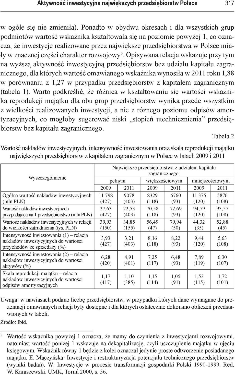 miały w znacznej części charakter rozwojowy 5.