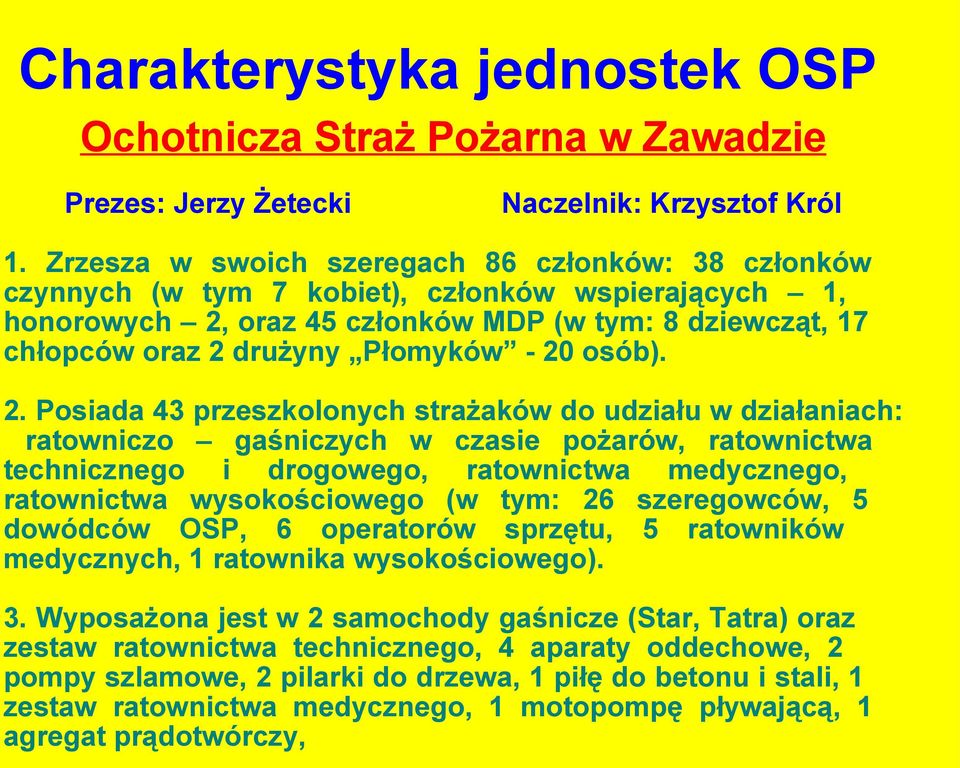 20 osób). 2.