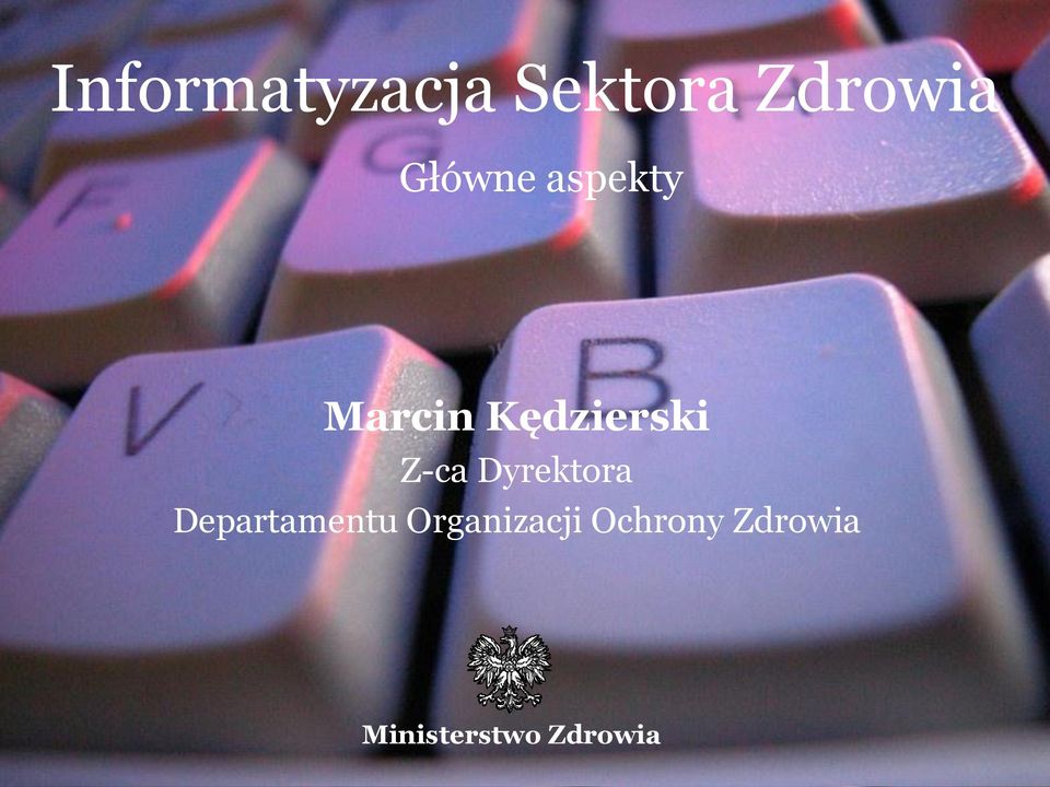 Z-ca Dyrektora Departamentu