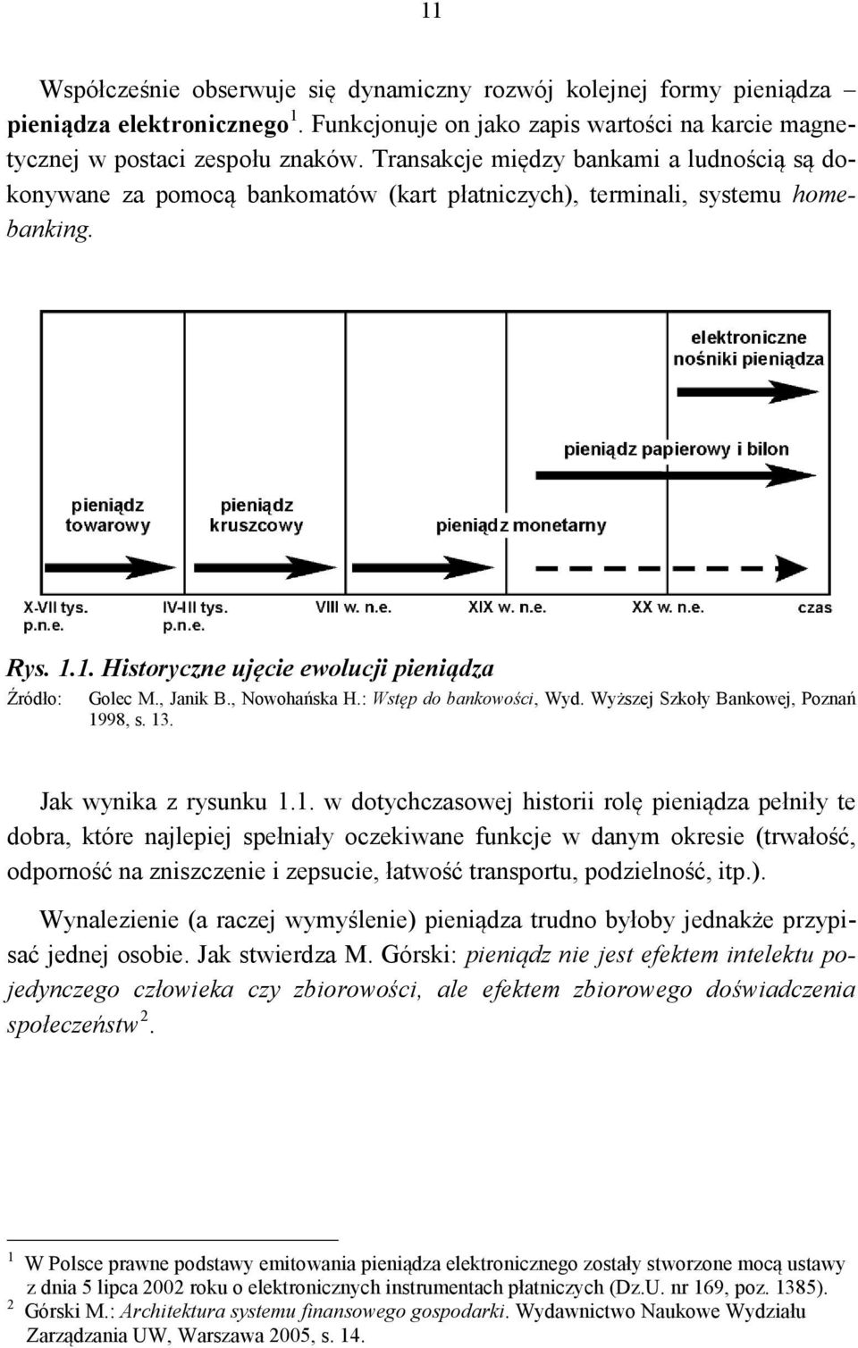 , Nowohańska H.: Wstęp do bankowości, Wyd. Wyższej Szkoły Bankowej, Poznań 19