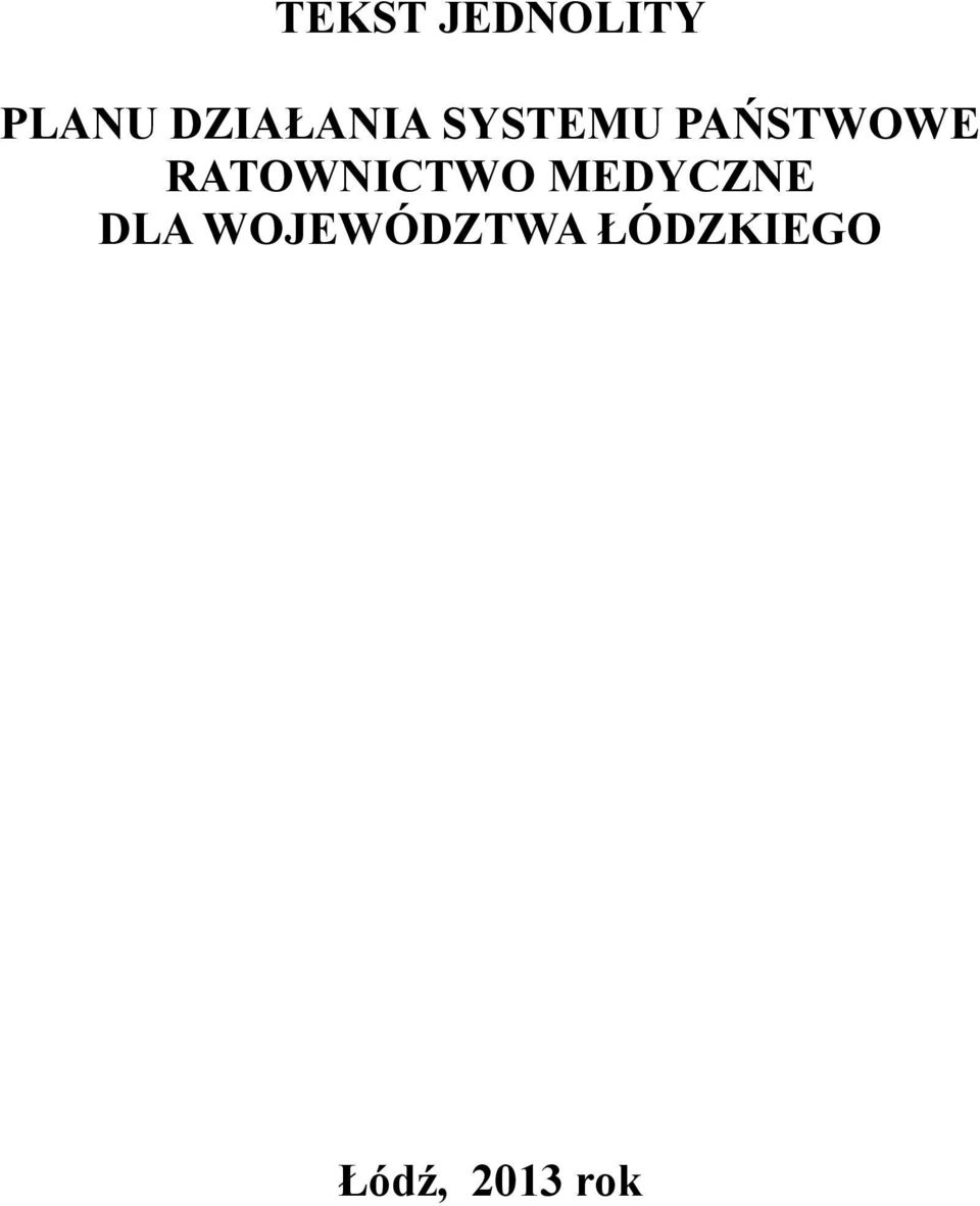 PAŃSTWOWE RATOWNICTWO