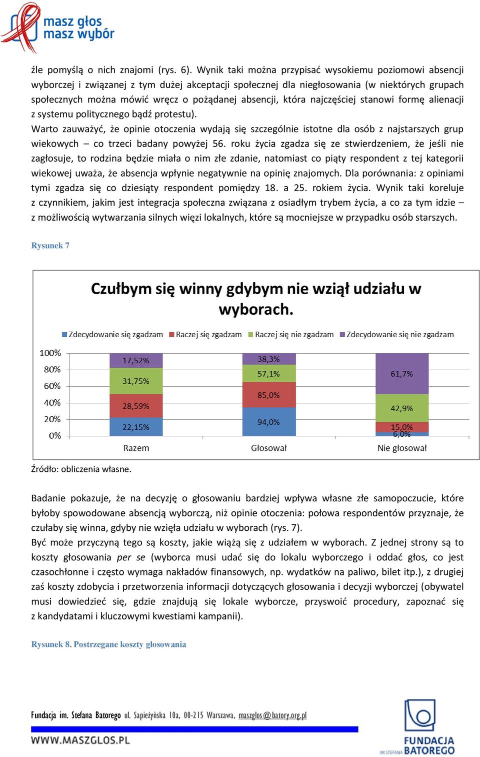 absencji, która najczęściej stanowi formę alienacji z systemu politycznego bądź protestu).