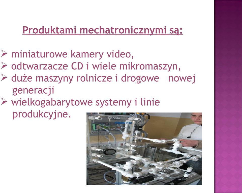 mikromaszyn, duże maszyny rolnicze i drogowe
