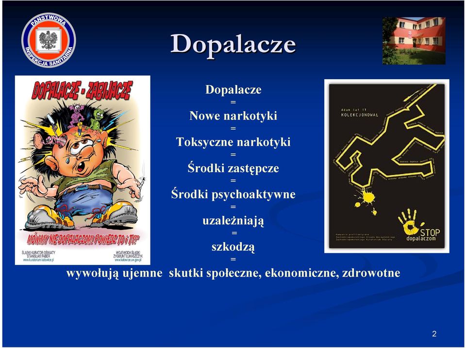 Środki psychoaktywne = uzależniają = szkodzą =