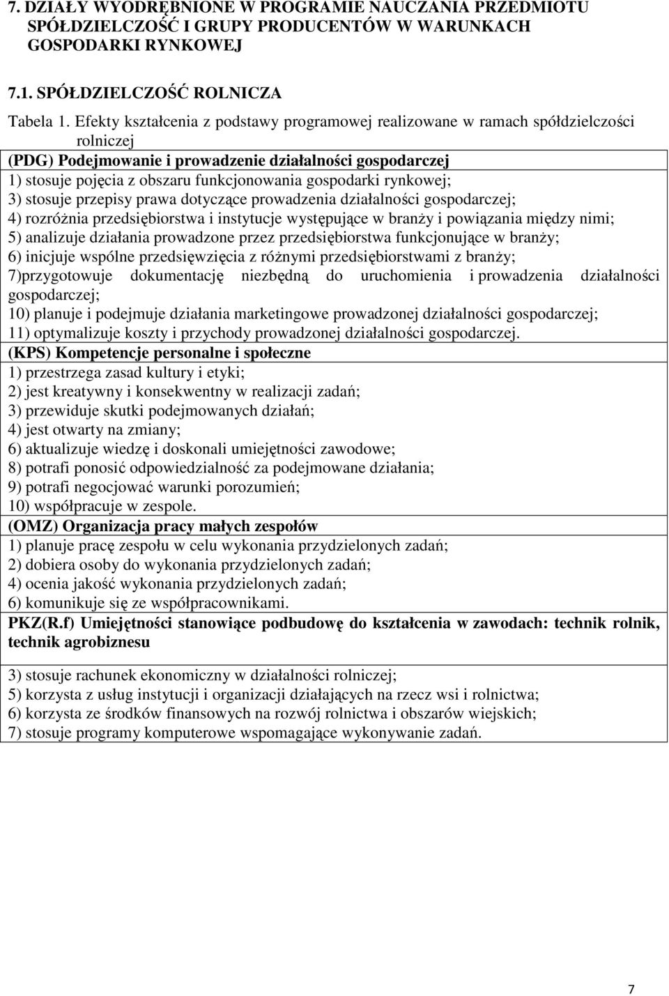 rynkowej; 3) stosuje przepisy prawa dotyczące prowadzenia działalności gospodarczej; 4) rozróżnia przedsiębiorstwa i instytucje występujące w branży i powiązania między nimi; 5) analizuje działania