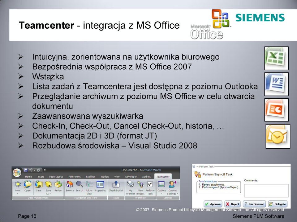 Przeglądanie archiwum z poziomu MS Office w celu otwarcia dokumentu Zaawansowana wyszukiwarka Check-In,