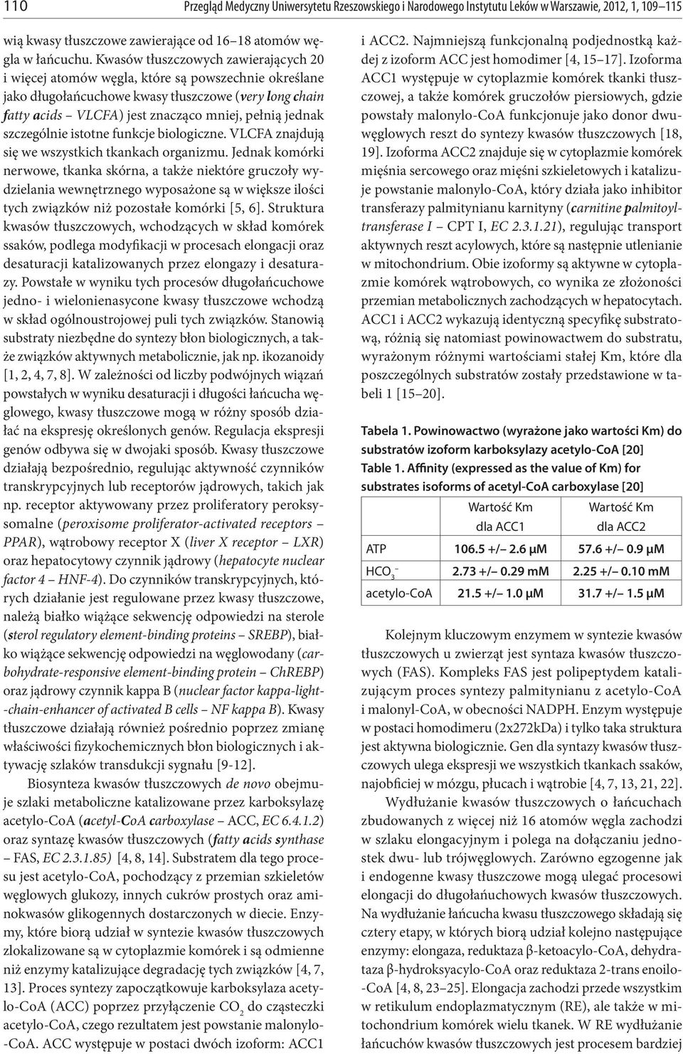 szczególnie istotne funkcje biologiczne. VLCFA znajdują się we wszystkich tkankach organizmu.