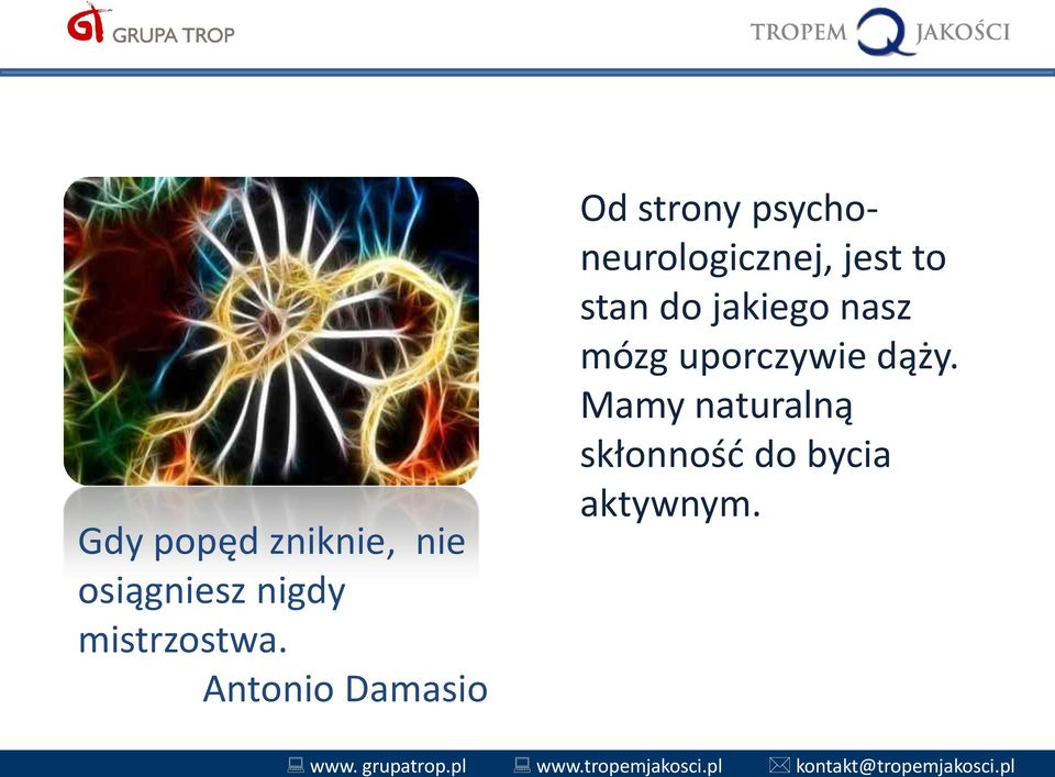 Antonio Damasio Od strony psychoneurologicznej,