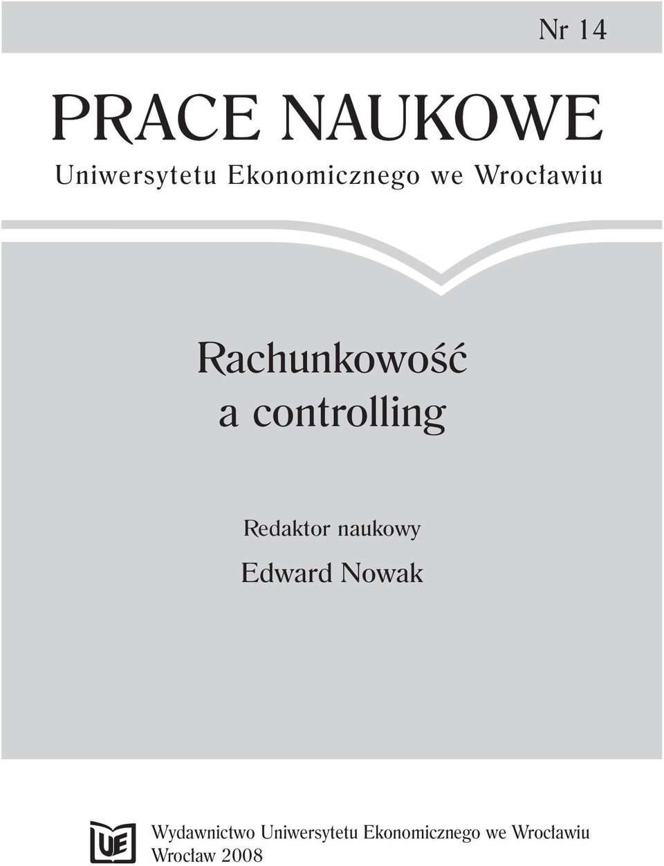 controlling Redaktor naukowy Edward Nowak