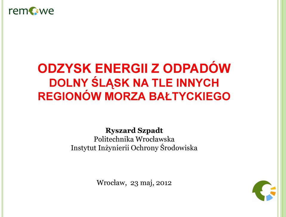 Szpadt Politechnika Wrocławska Instytut