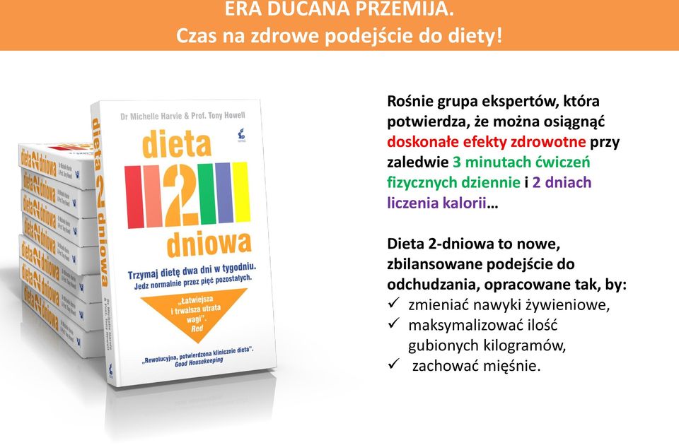 zaledwie 3 minutach ćwiczeń fizycznych dziennie i 2 dniach liczenia kalorii Dieta 2-dniowa to