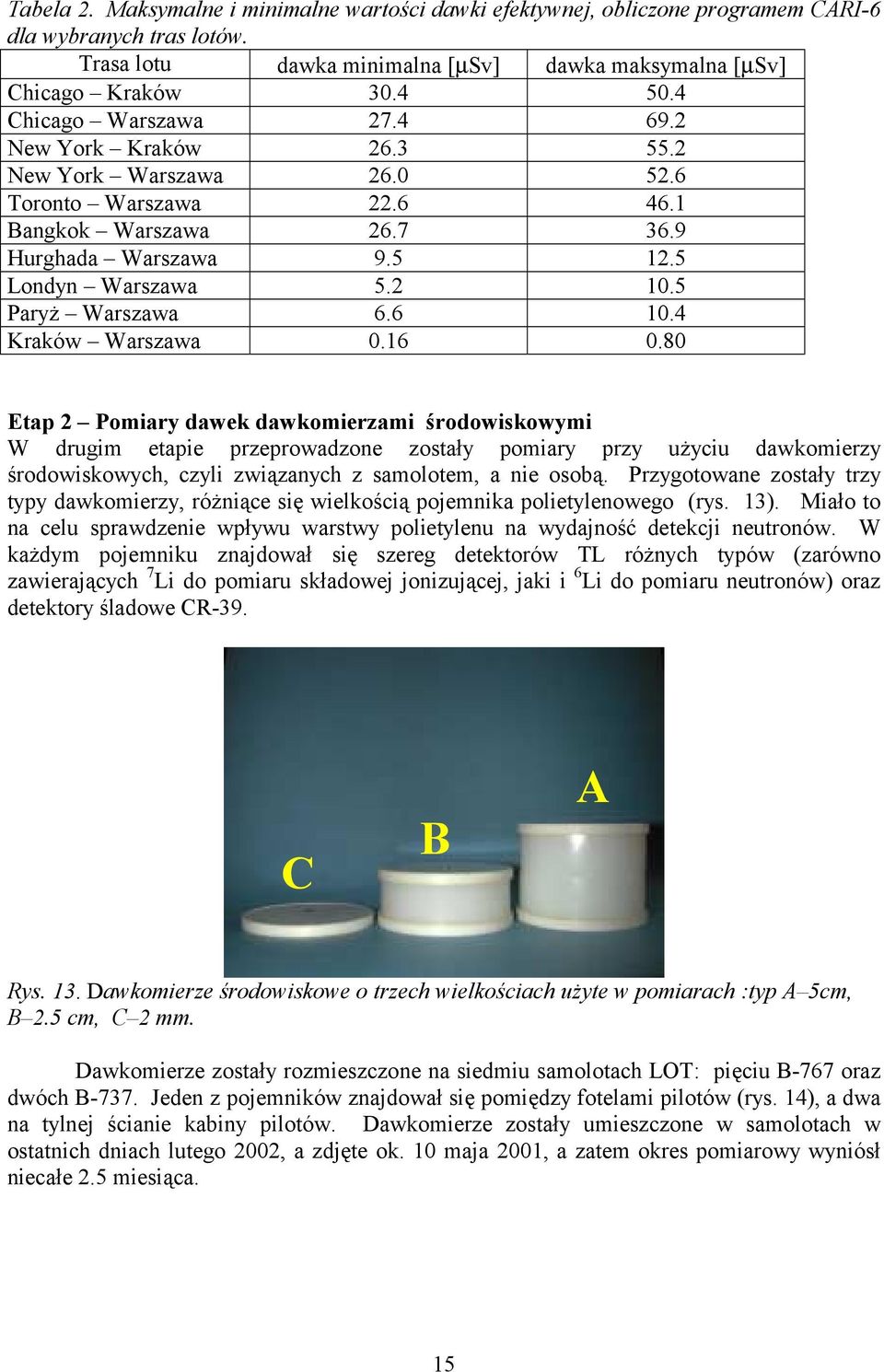 5 Paryż Warszawa 6.6 10.4 Kraków Warszawa 0.16 0.