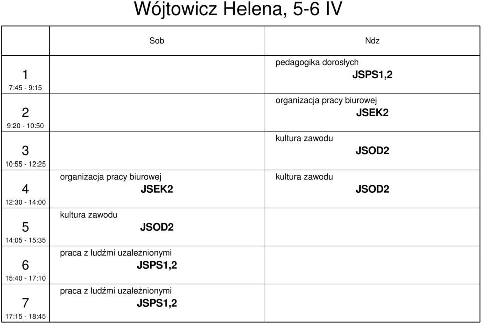 pracy biurowej JSEK kultura zawodu JSOD :0 - : kultura zawodu JSOD :0 -