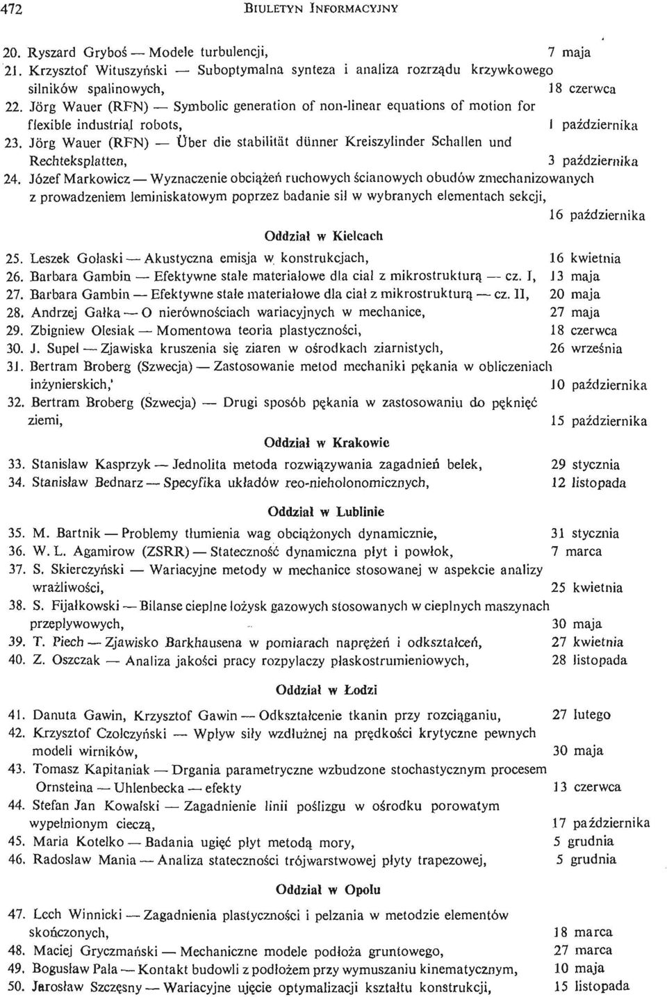 J6rg Wauer (RFN) Ober die stabilitat diinner Kreiszylinder Schallen und Rechteksplatten, 3 paź dziernika 24.