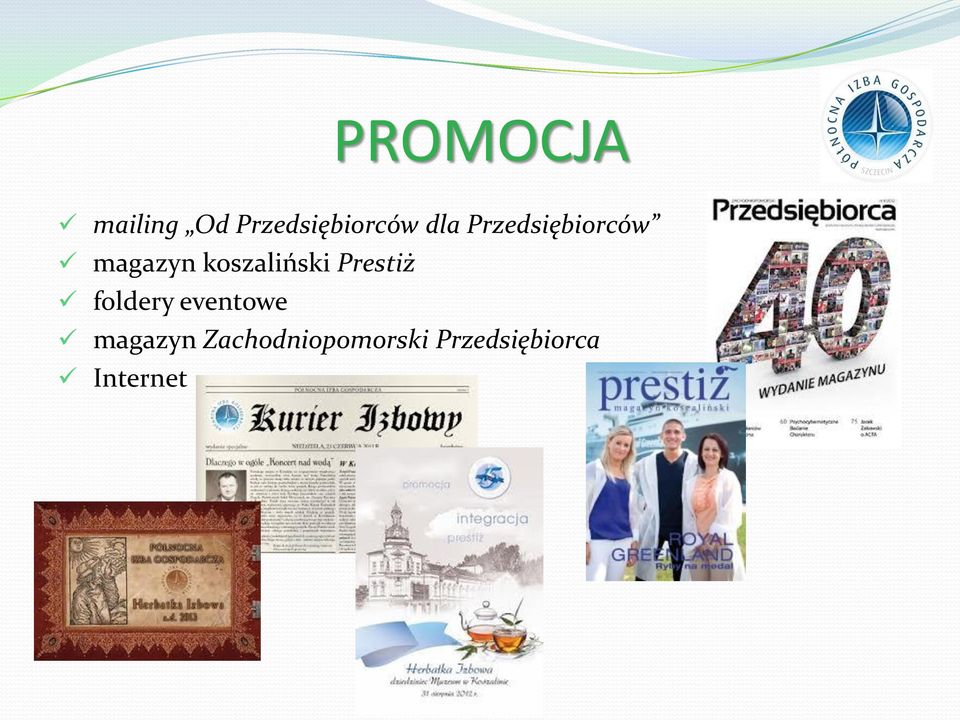 koszaliński Prestiż foldery eventowe