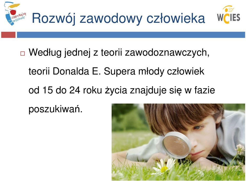 E. Supera młody człowiek od 15 do 24