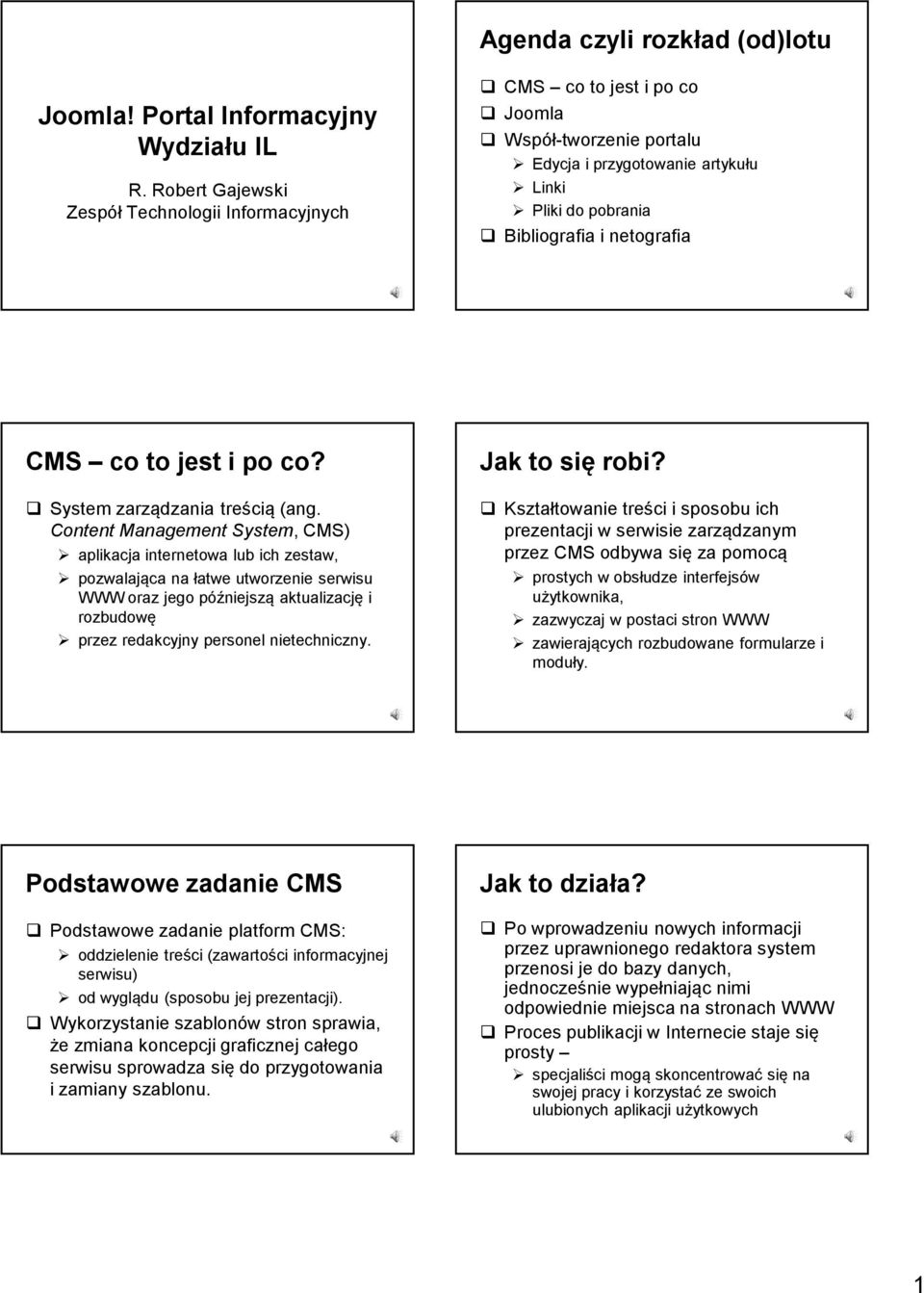 jest i po co? System zarządzania treścią (ang.