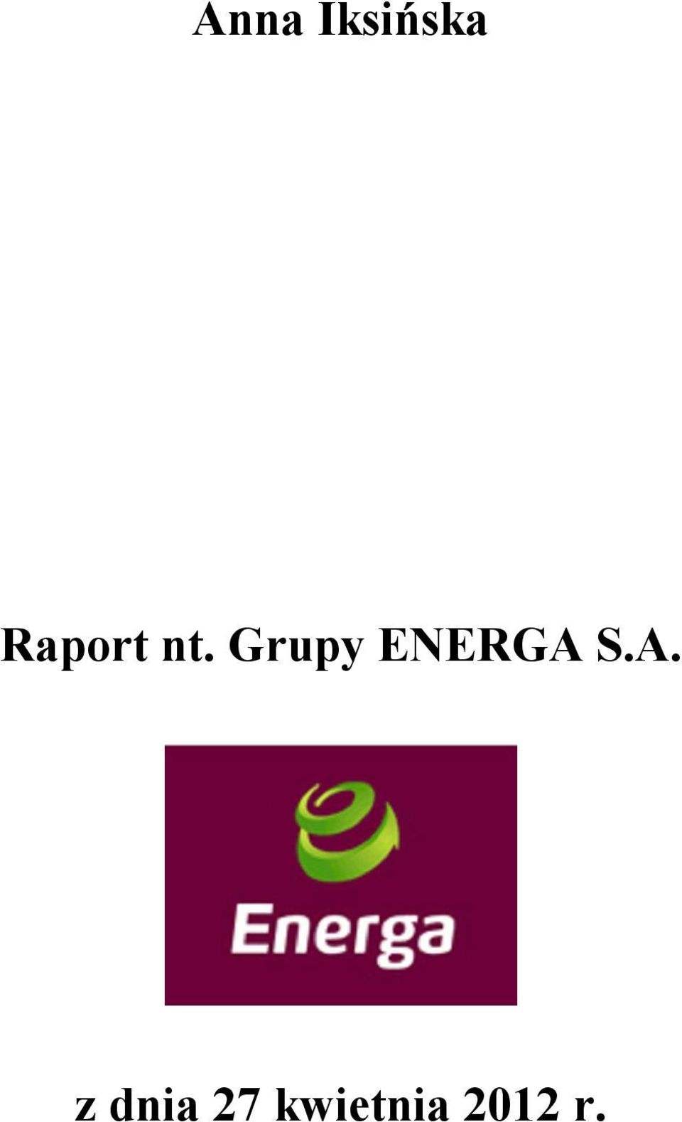 Grupy ENERGA 