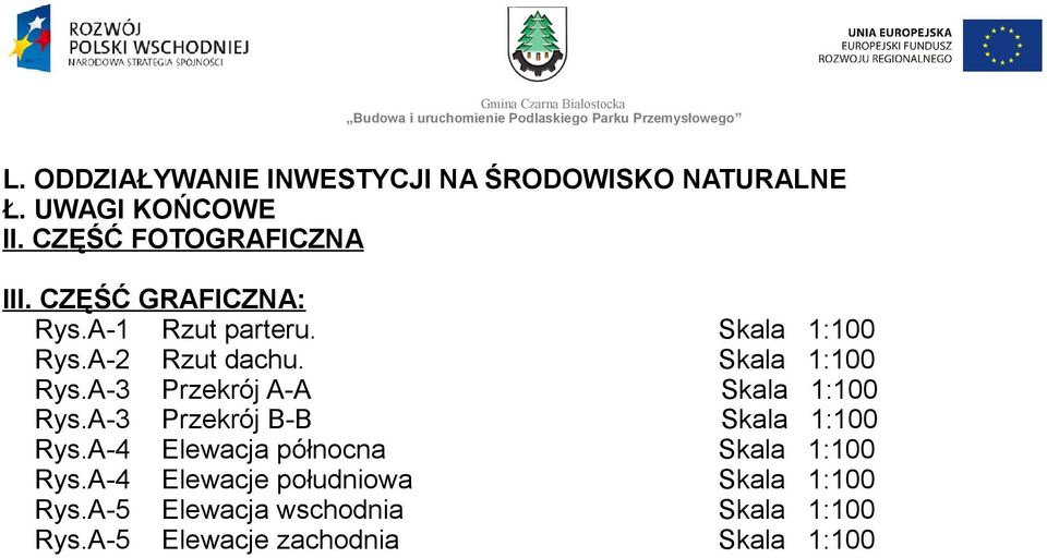 A-3 Przekrój B-B Rys.A-4 Elewacja północna Rys.A-4 Elewacje południowa Rys.