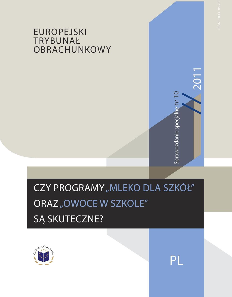 1831-0923 2011 CZY PROGRAMY MLEKO