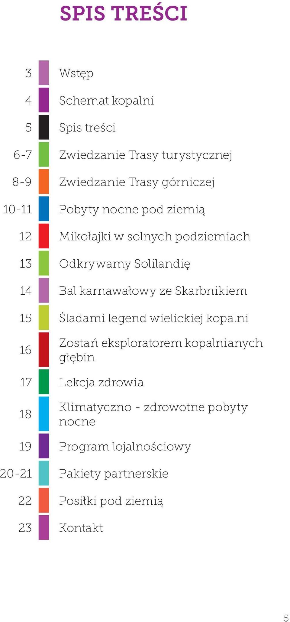 karnawałowy ze Skarbnikiem 15 Śladami legend wielickiej kopalni 16 Zostań eksploratorem kopalnianych głębin 17