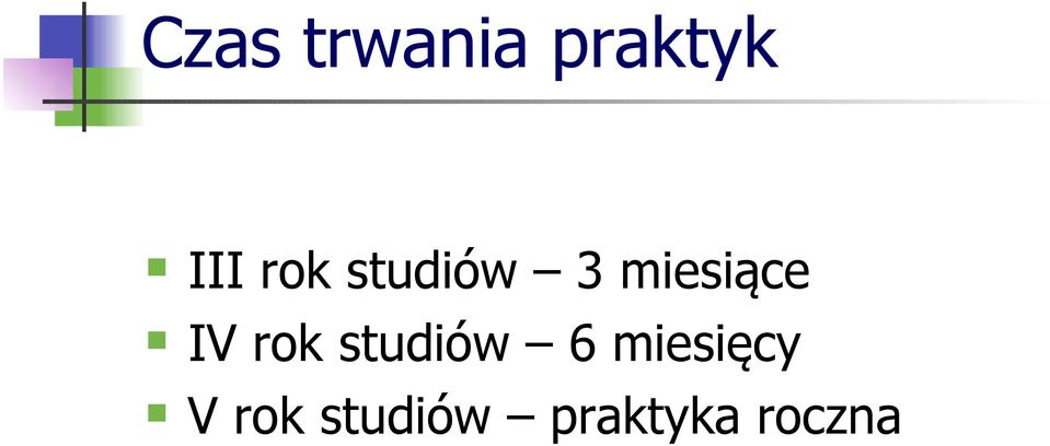 rok studiów 6 miesięcy V