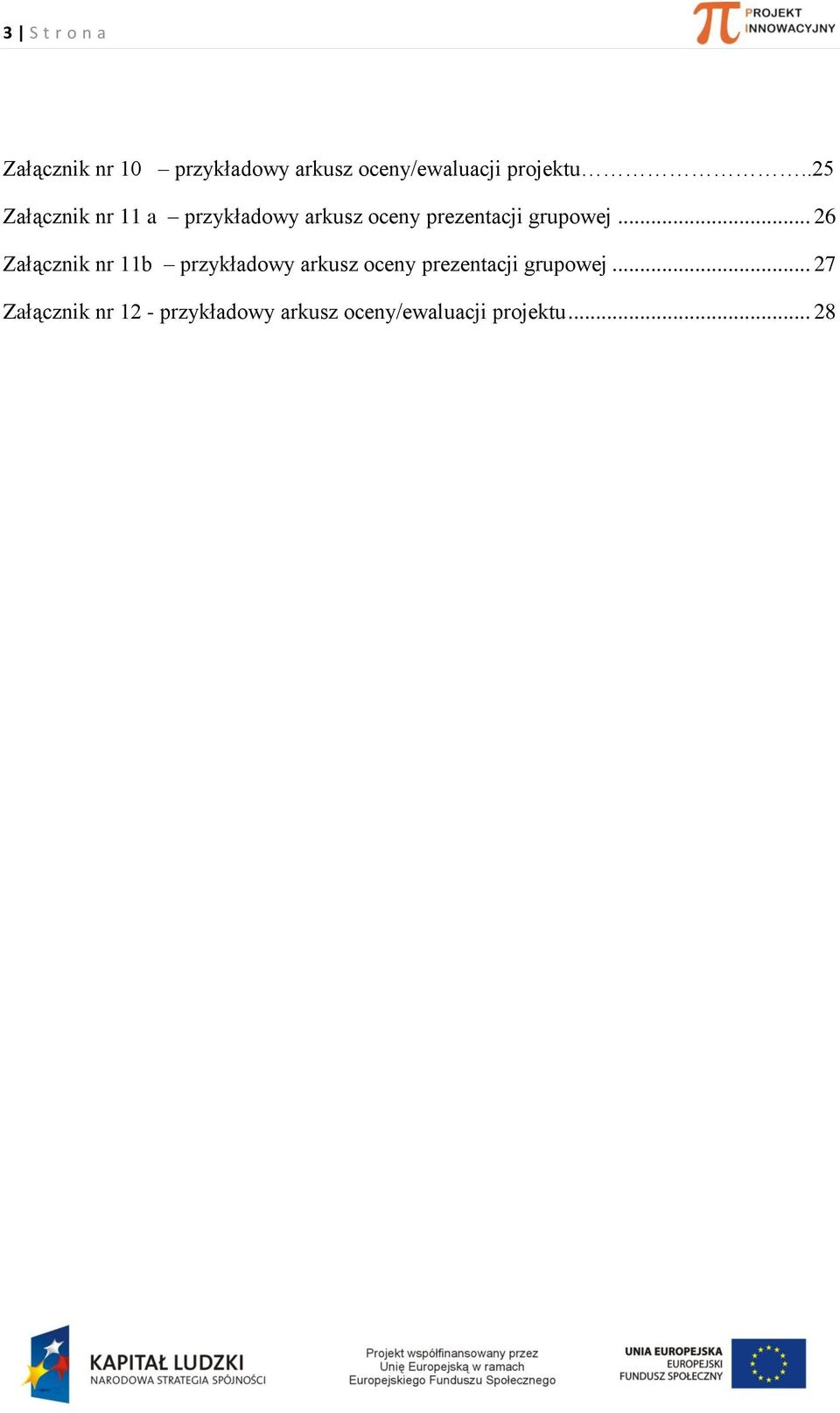 .25 Załącznik nr 11 a przykładowy arkusz oceny prezentacji grupowej.