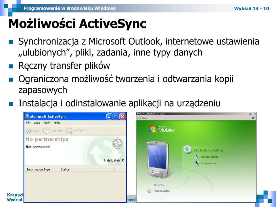 typy danych Ręczny transfer plików Ograniczona możliwość tworzenia i