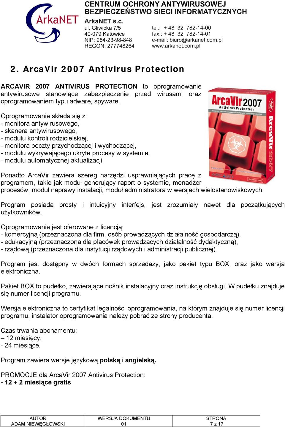 procesy w systemie, - modułu automatycznej aktualizacji.