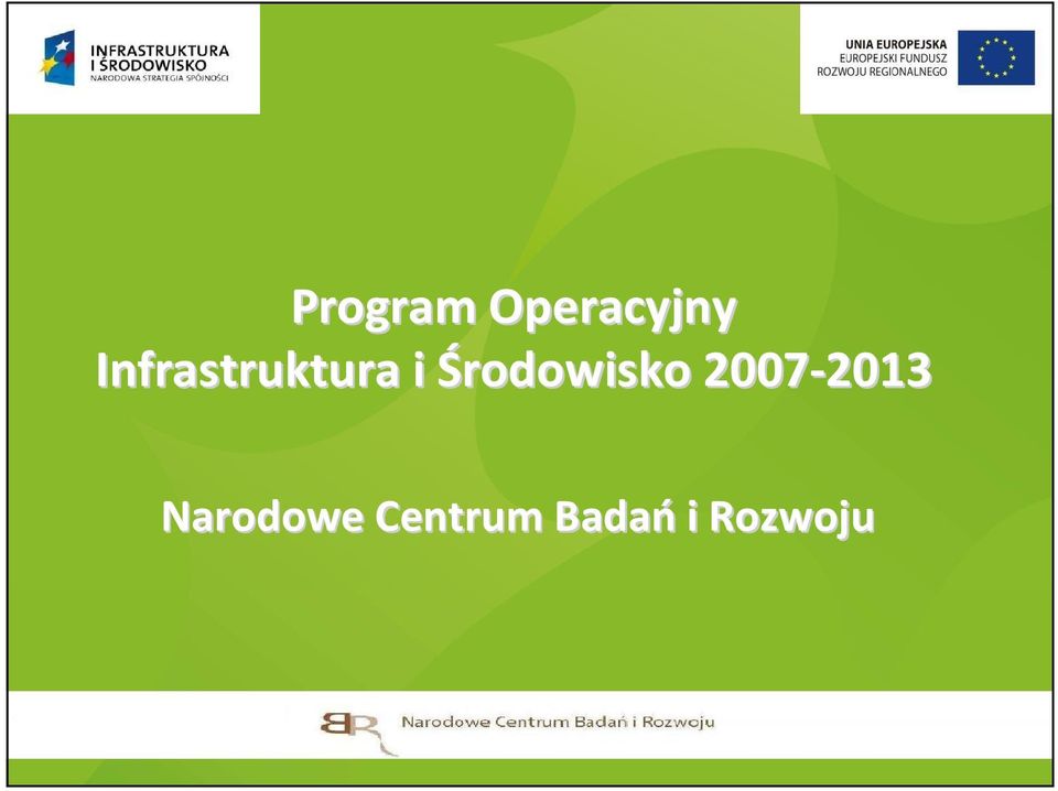 Środowisko 2007-2013