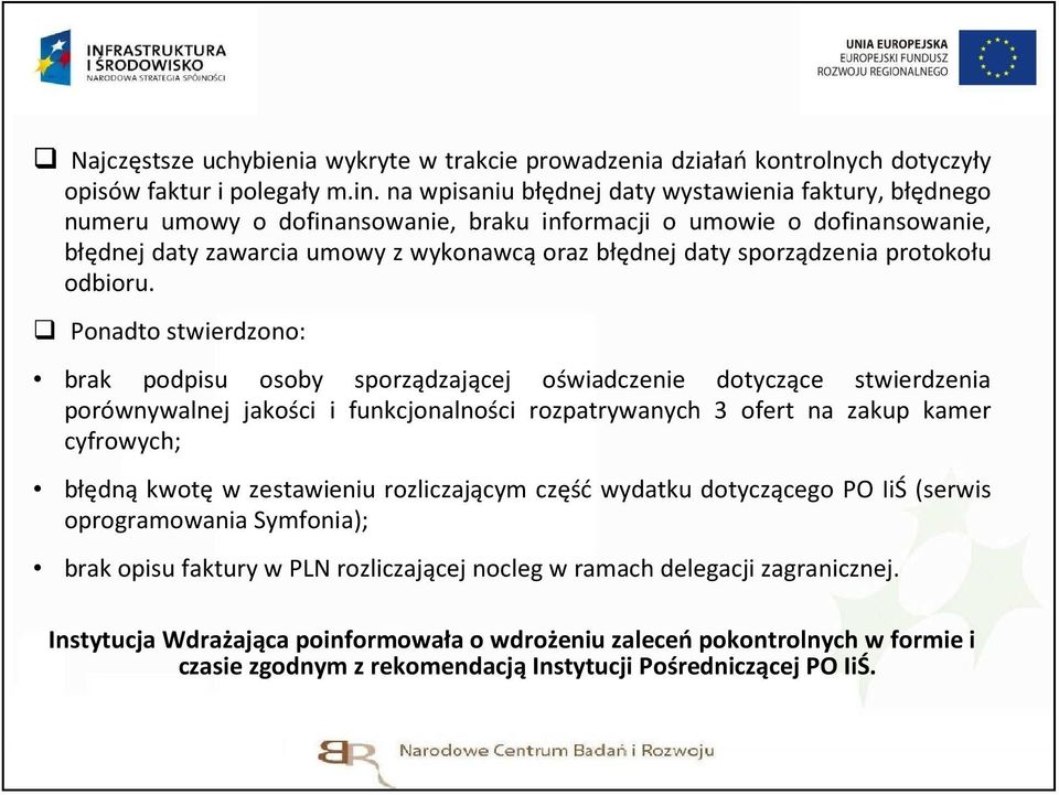 sporządzenia protokołu odbioru.