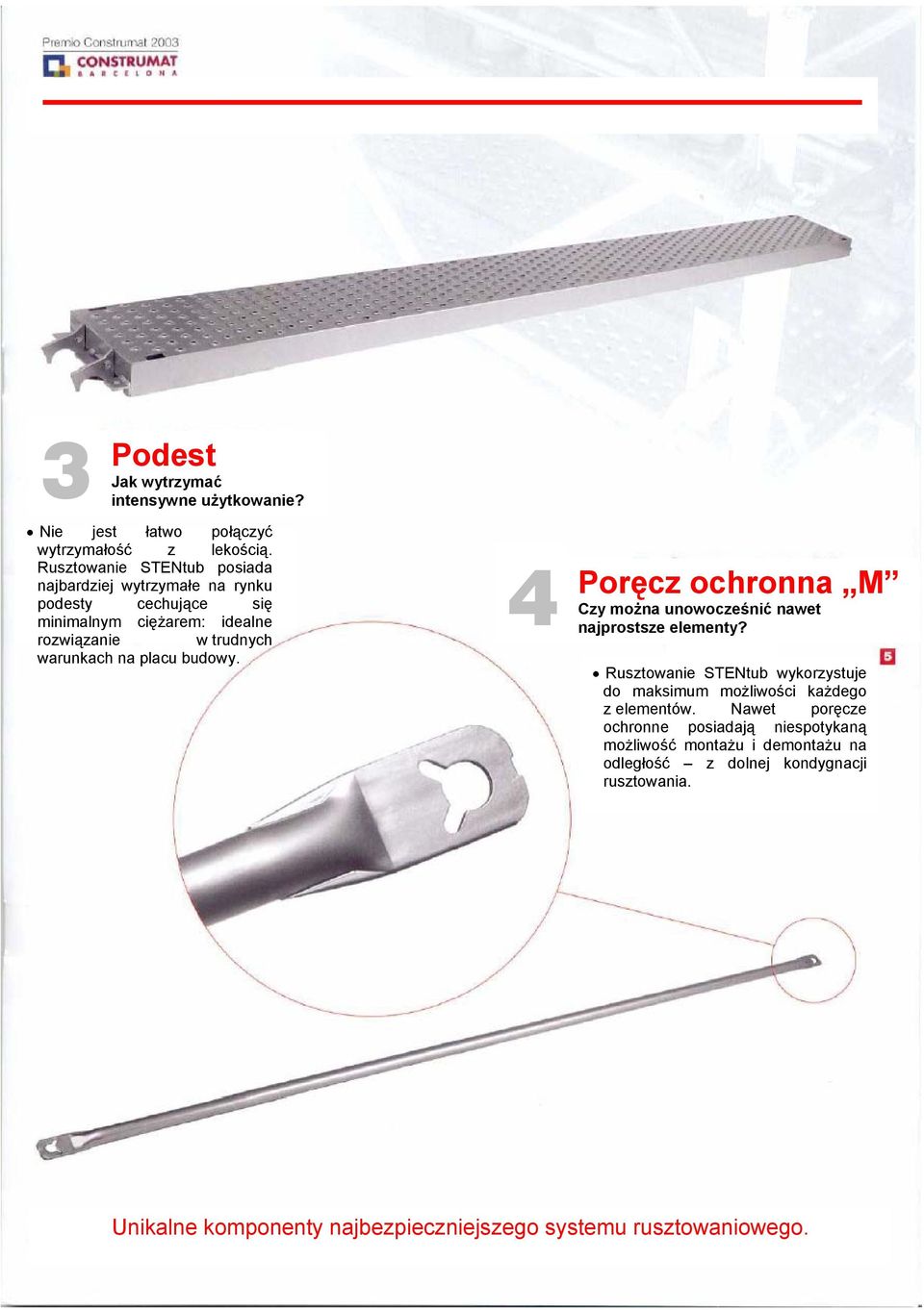 placu budowy. 4 ajprostsze Poręcz ochronna M Czy można unowocześnić nawet n elementy?