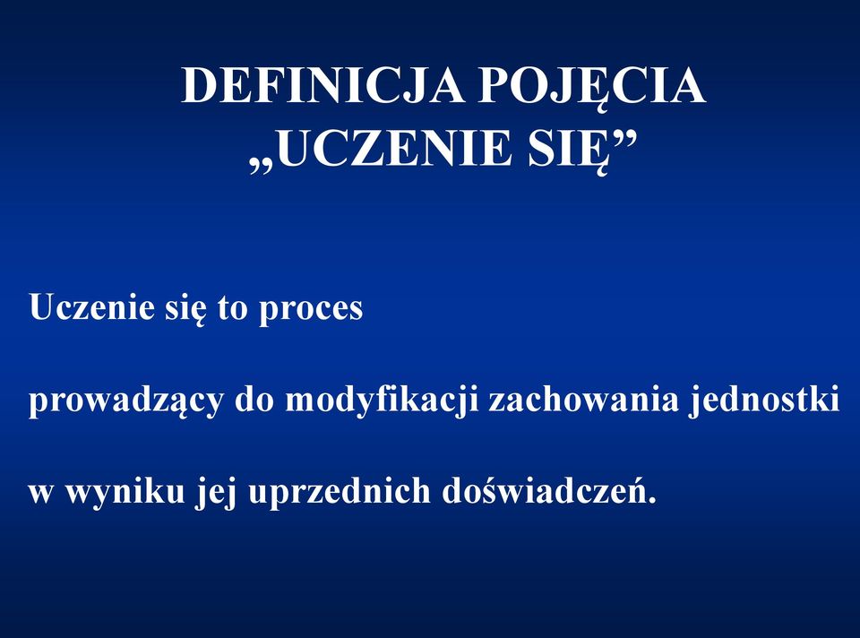 do modyfikacji zachowania