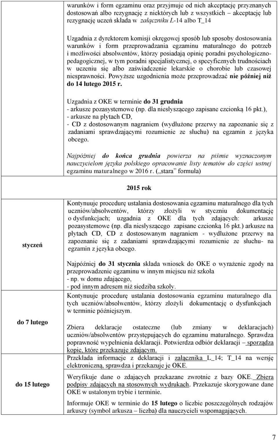 psychologicznopedagogicznej, w tym poradni specjalistycznej, o specyficznych trudnościach w uczeniu się albo zaświadczenie lekarskie o chorobie lub czasowej niesprawności.