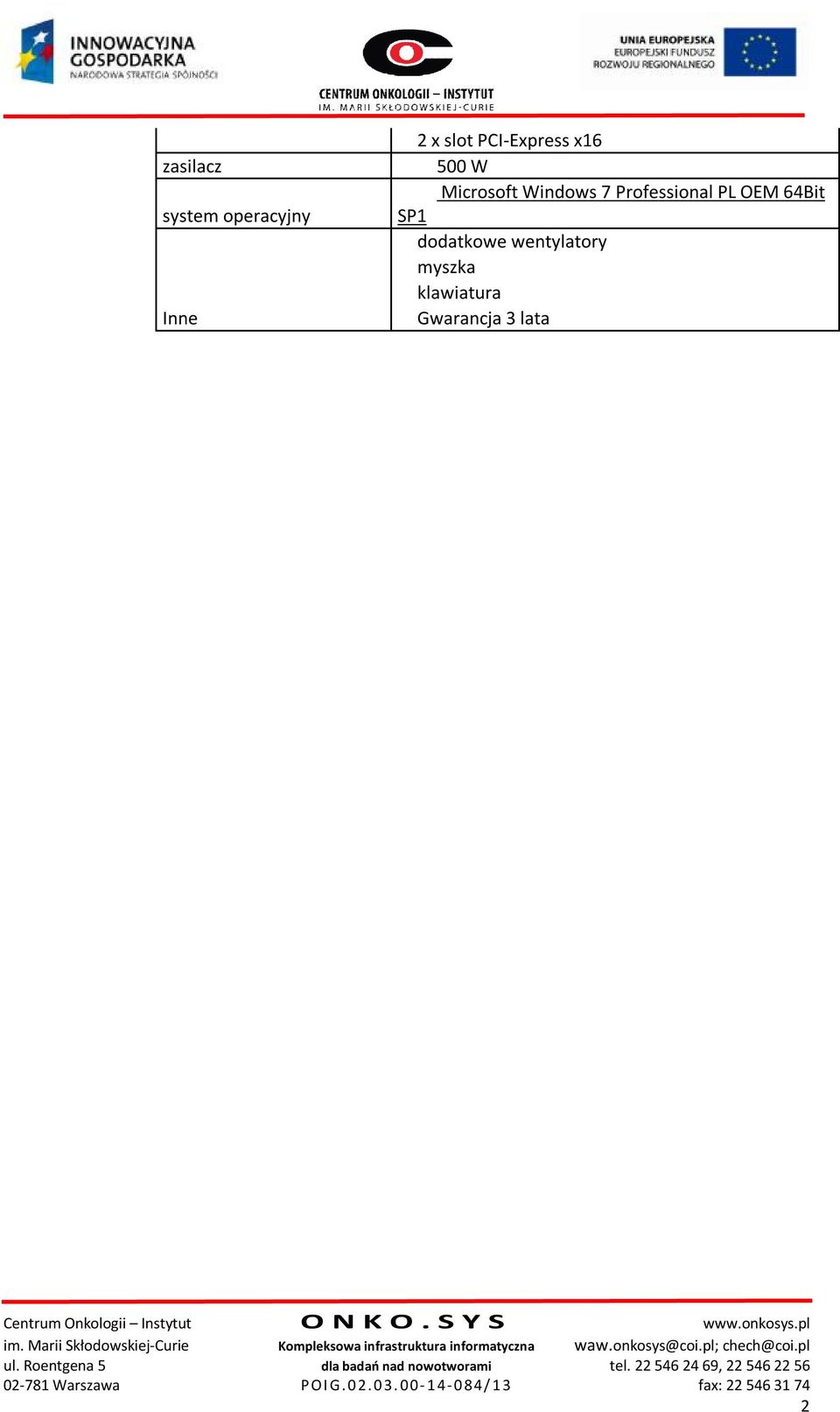 Professional PL OEM 64Bit SP1 dodatkowe